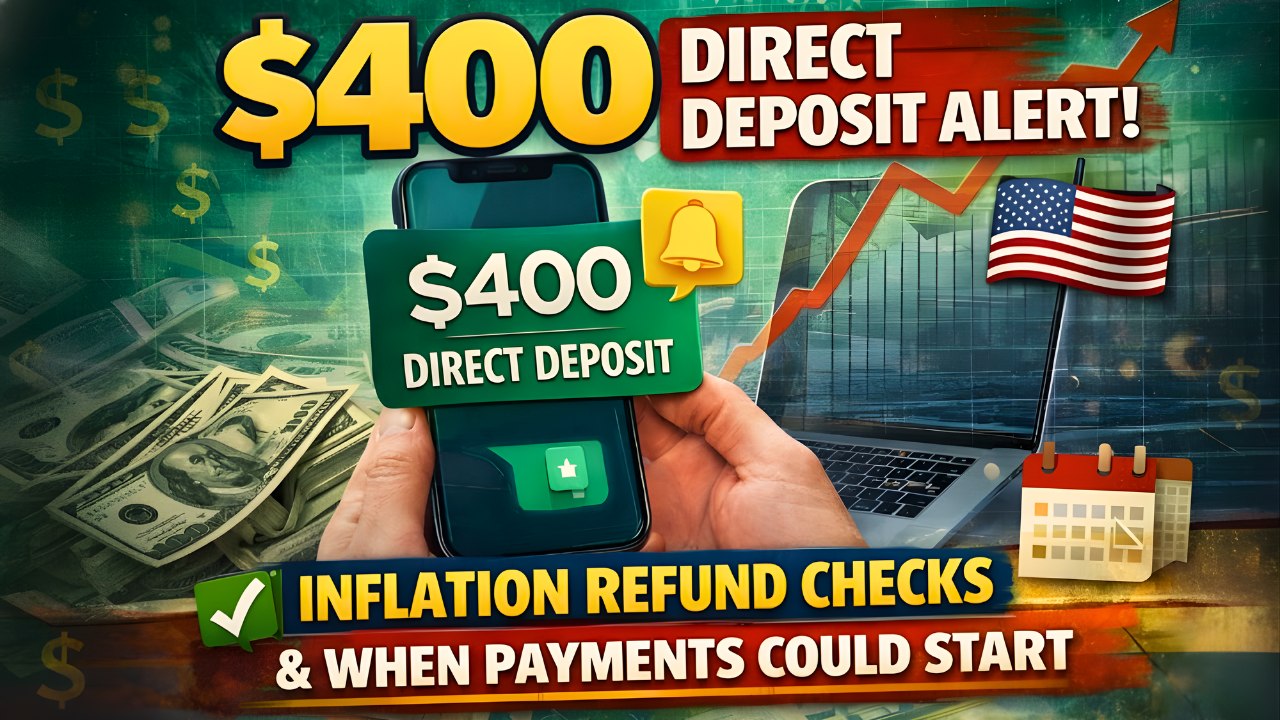 $400 Direct Deposit Alert – Inflation Refund Checks Eligibility & When Payments Could Start