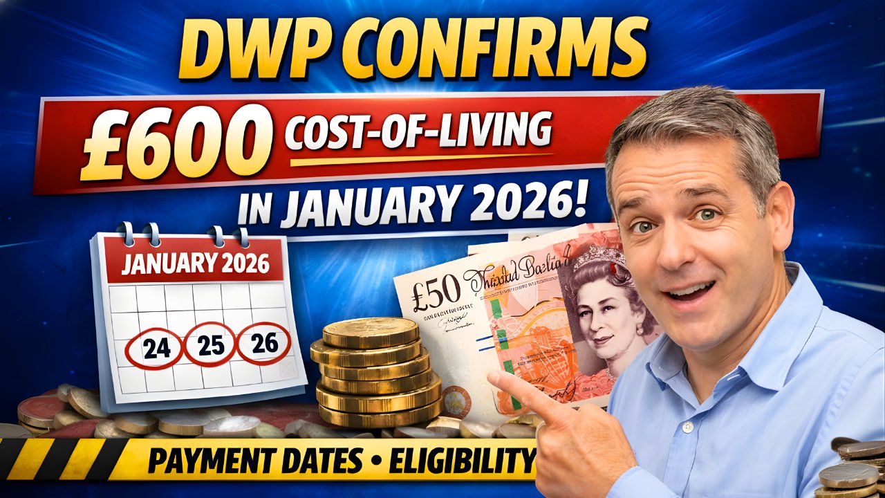 DWP Confirms £600 Cost-of-Living Support in January 2026 – What It Means for Households