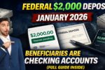 Federal $2,000 Deposit January 2026 – Beneficiaries Are Checking Accounts (Full Guide Inside)
