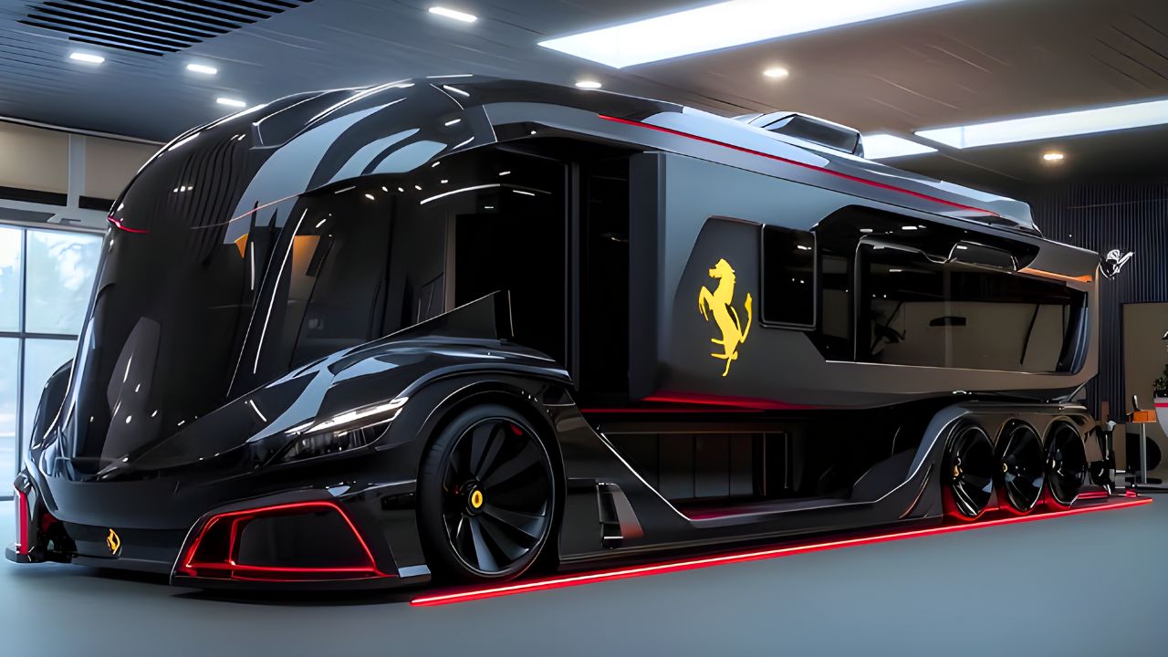 Ferrari Motorhome 2026 Interior Tour! Luxury Lounge, Bedroom Suite, Insane Features