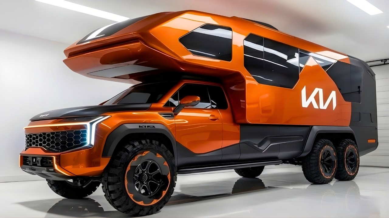 All-New 2026 Kia Camper Revealed - Budget Luxury RV with Smart Tech Everywhere