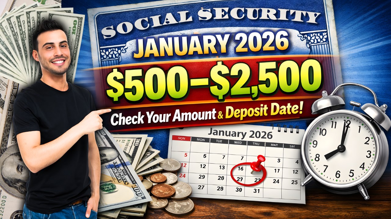 SSA January 2026 Update: Why Some Get $500 and Others Get $2,500 (Full Breakdown)