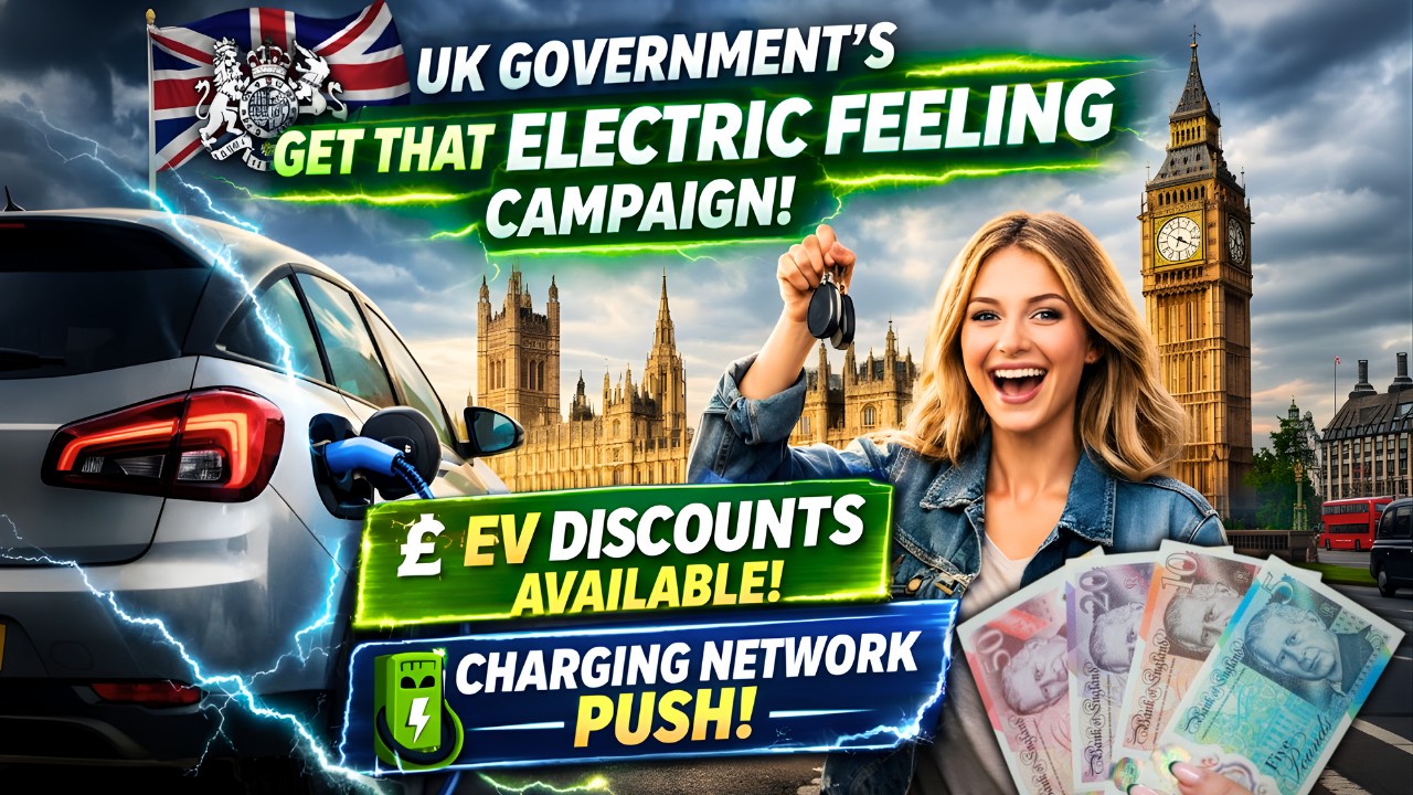 Get That Electric Feeling: UK Launches New EV Campaign With Big Savings Message