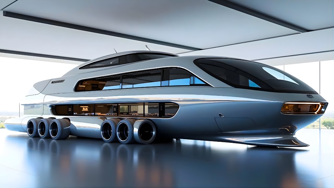 World’s Most Advanced Motorhome? SilverJet-X With AI Controls, Luxury Suite